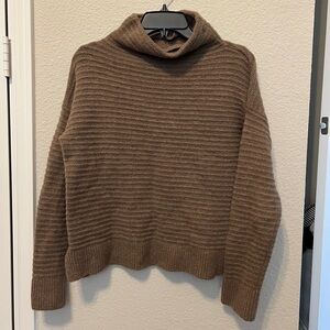 Madewell women’s Belmont mock neck sweater in coziest yarn size XS
